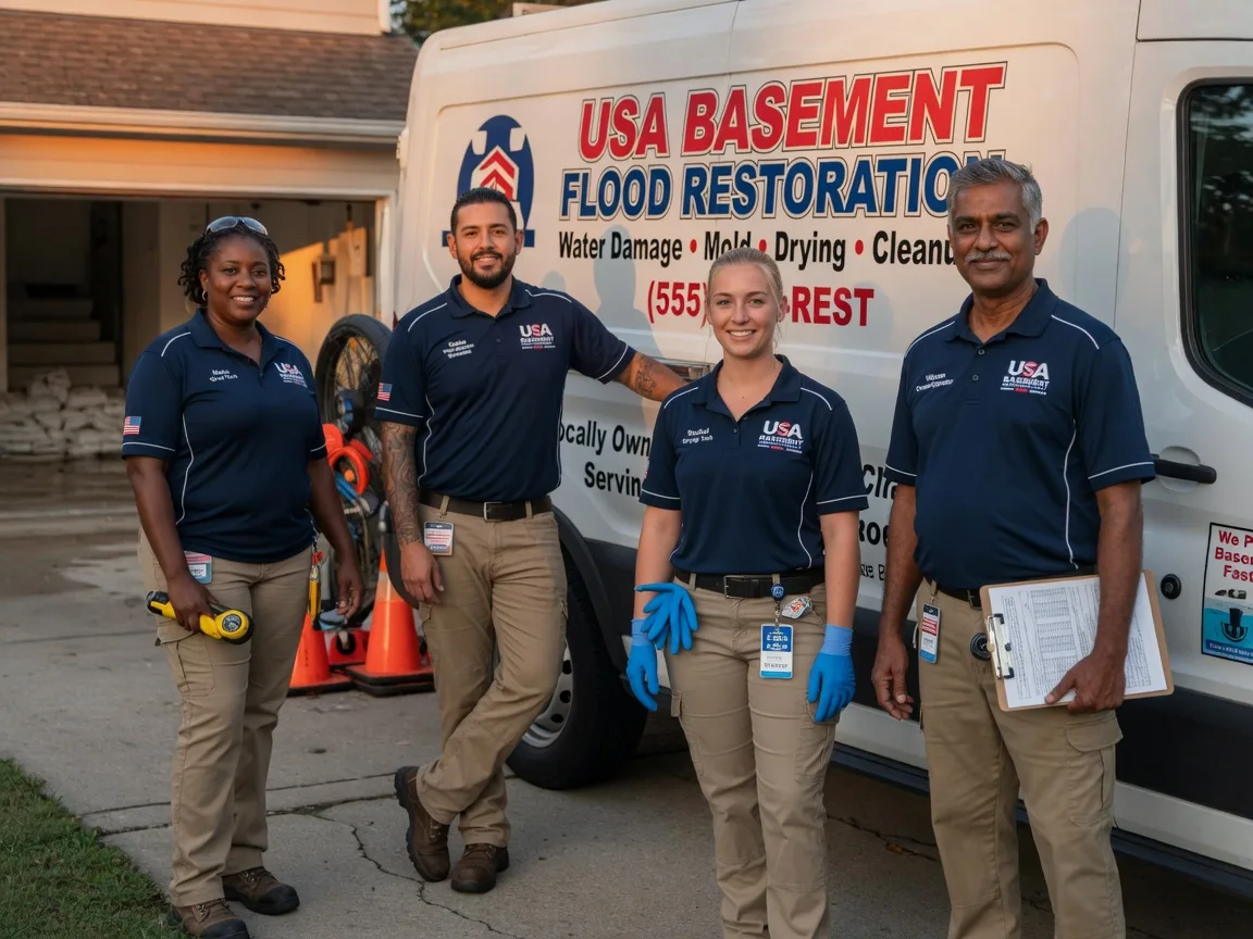 Basement Flood Cleanup company in Crossville, IL